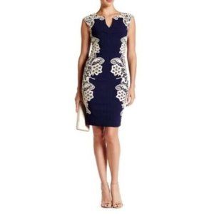 Modcloth  Lakeside Libations Navy & Cream 6 and 8